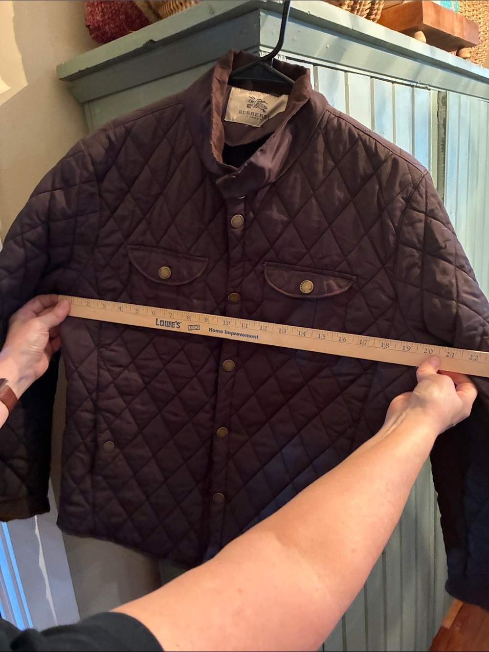 Burberry Quilted Puffer Jacket in Dark Brown - Picture 7 of 10
